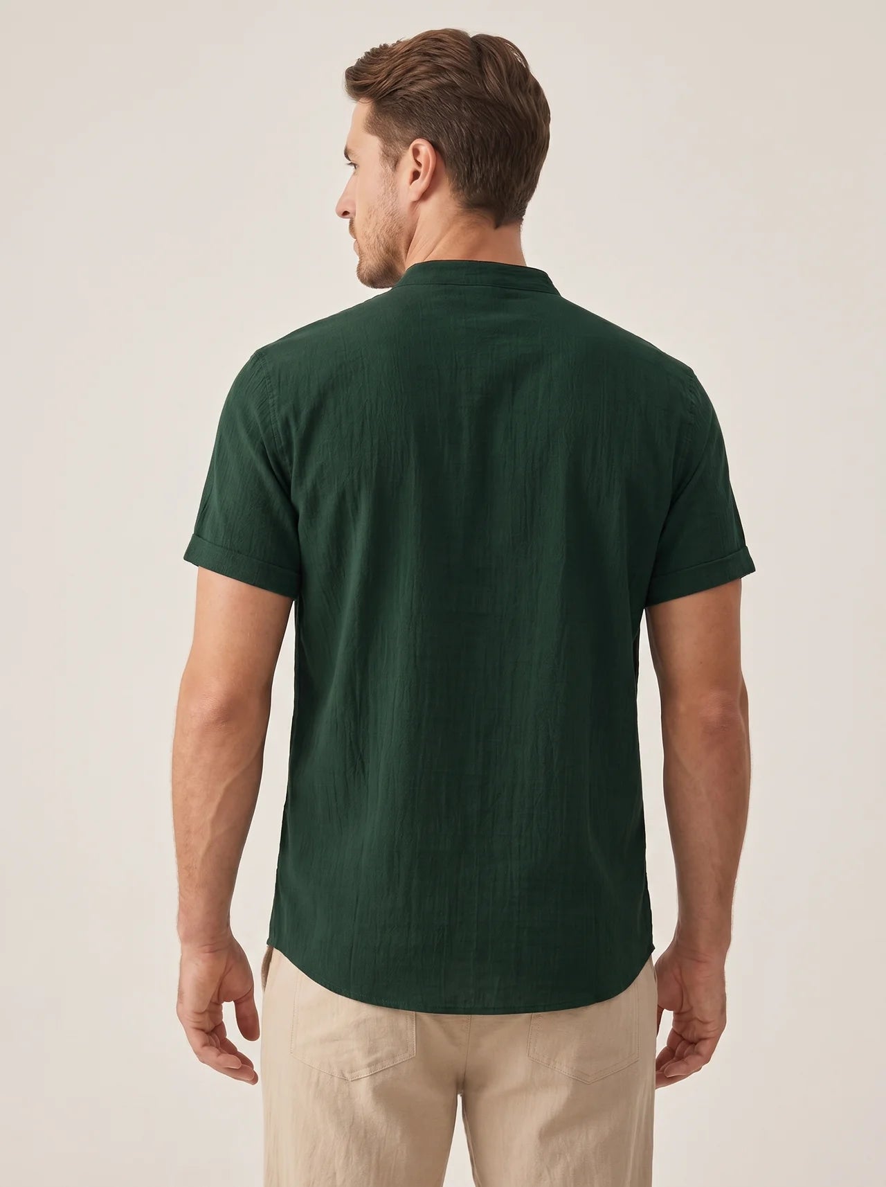 Dark Green & Tan